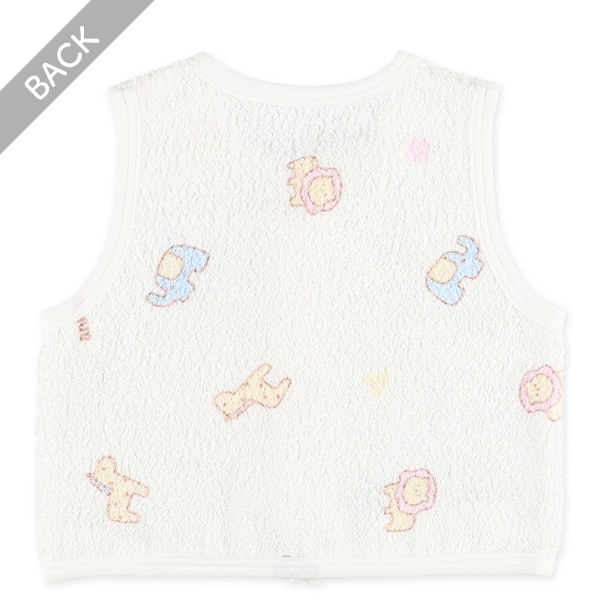 タオル新生児ベスト（アニマル）