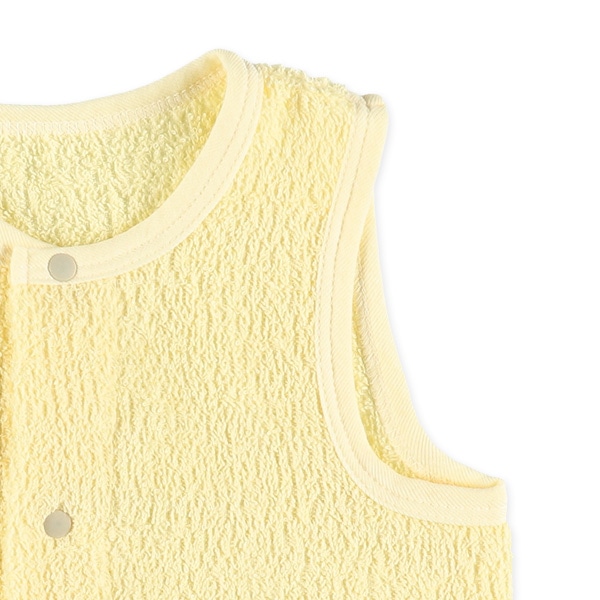 タオル新生児ベスト（シンプル無地）