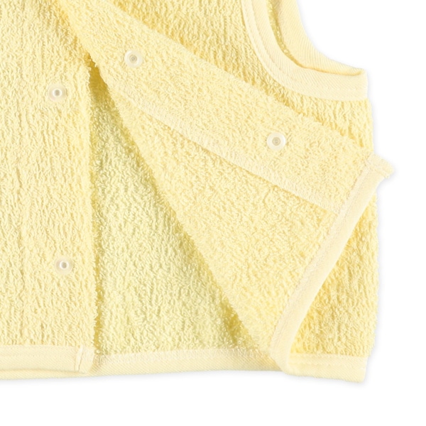 タオル新生児ベスト（シンプル無地）