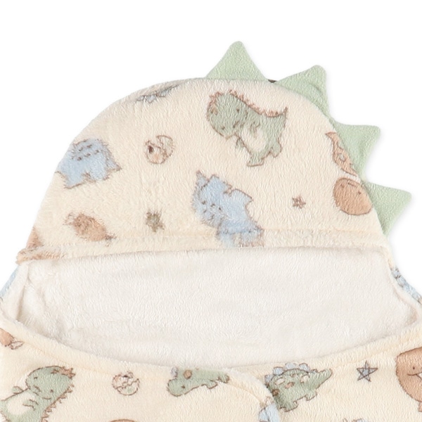 フランネル足付きアフガン・おくるみ（怪獣）