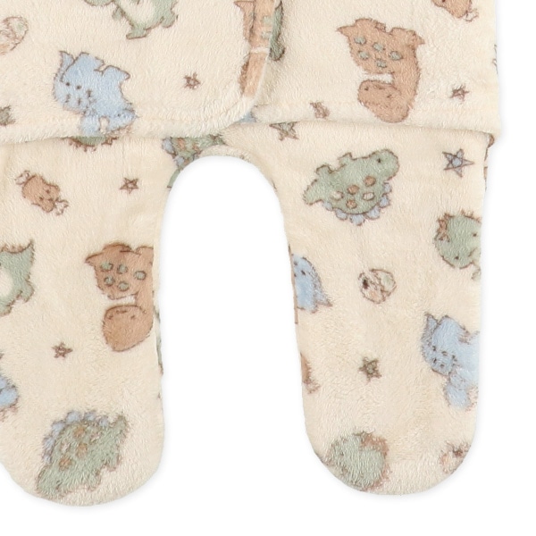 フランネル足付きアフガン・おくるみ（怪獣）