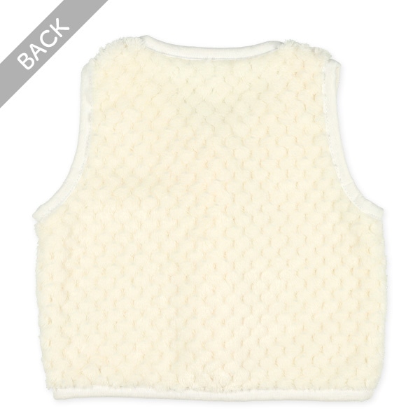 ワッフルフリース新生児ベスト