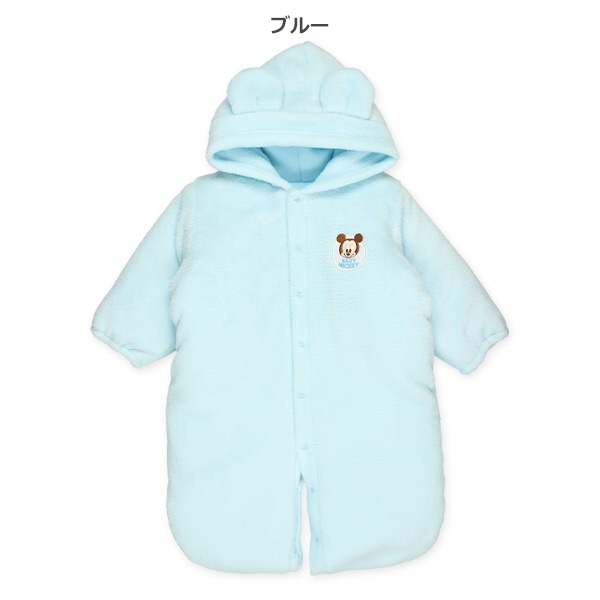 フリース防寒おくるみ（ミッキーマウス・ミニーマウス）