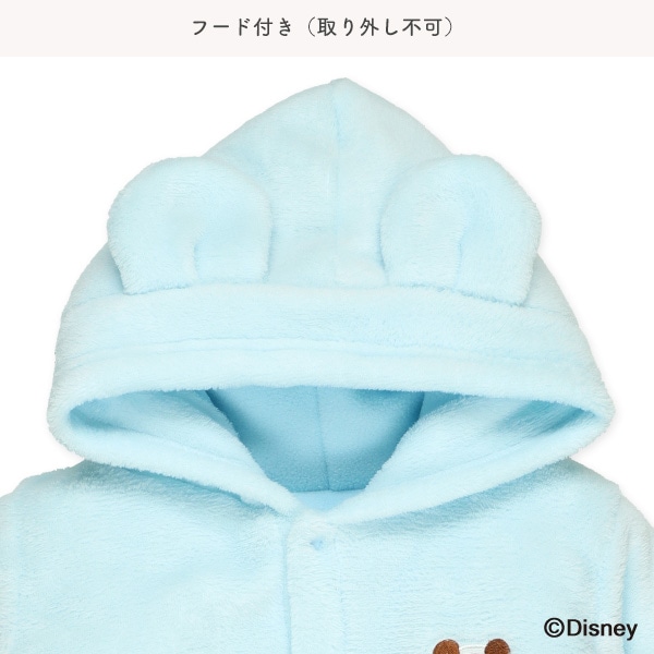 フリース防寒おくるみ（ミッキーマウス・ミニーマウス）