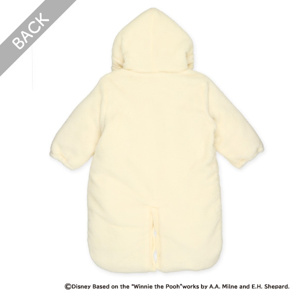 フリース防寒おくるみ（くまのプーさん）