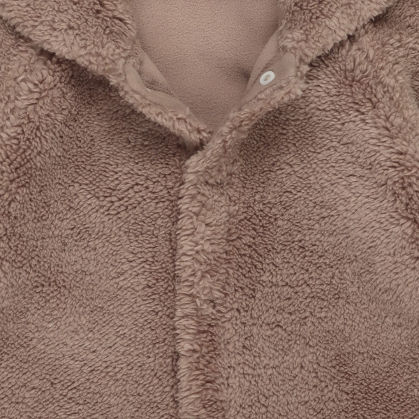 ボア裏フリースシンプルくまバギーオール