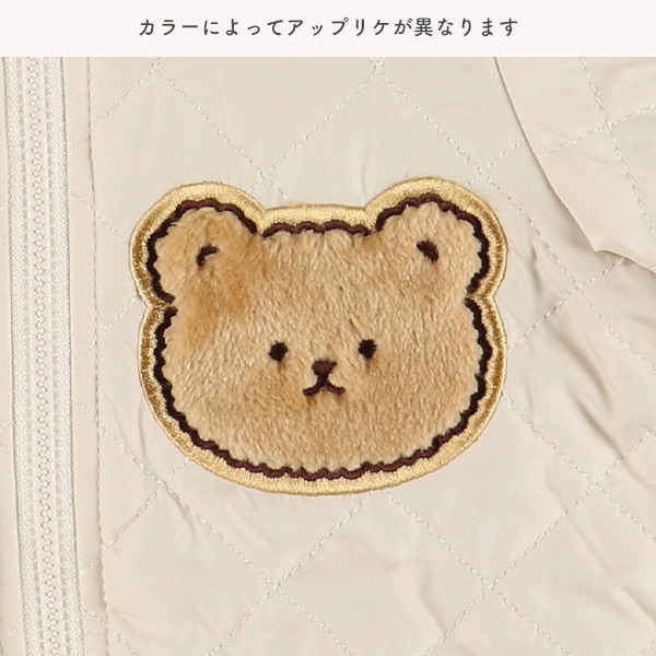 キルトくま耳付きバギーオール