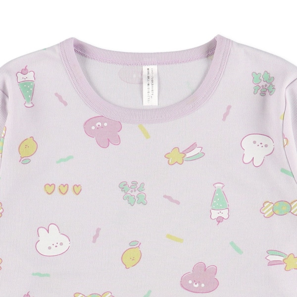 長袖パジャマ（うさぎアイコン）