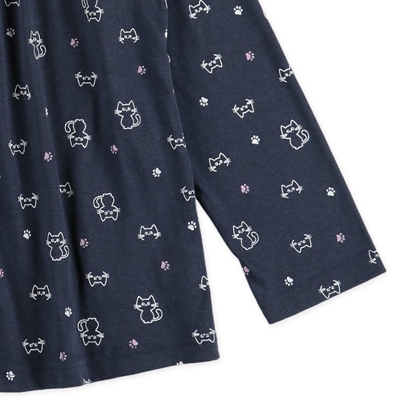 長袖パジャマ（ねこ総柄）