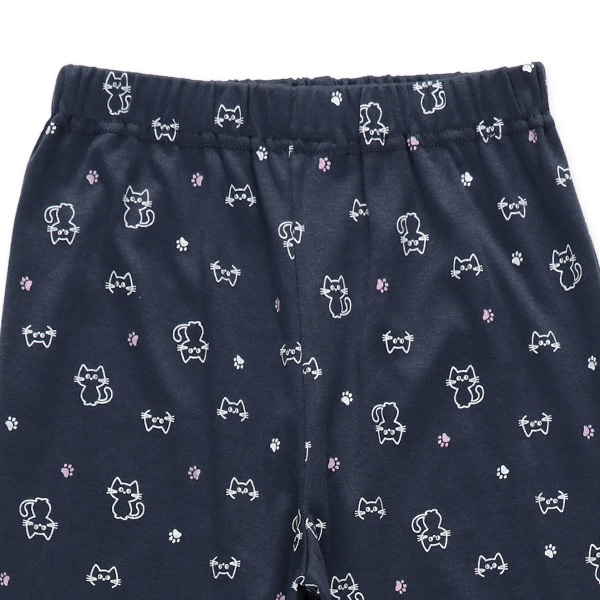 長袖パジャマ（ねこ総柄）