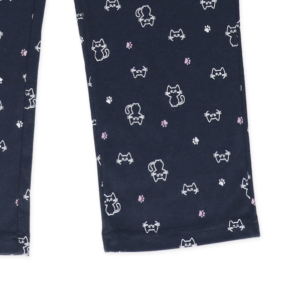 長袖パジャマ（ねこ総柄）