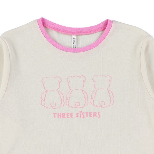 長袖パジャマ（3匹くま）