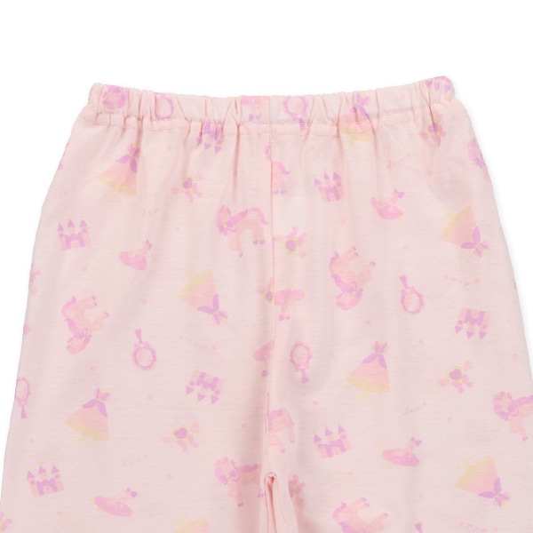 袖ロールアップ前開き長袖パジャマ（ユニコーン）