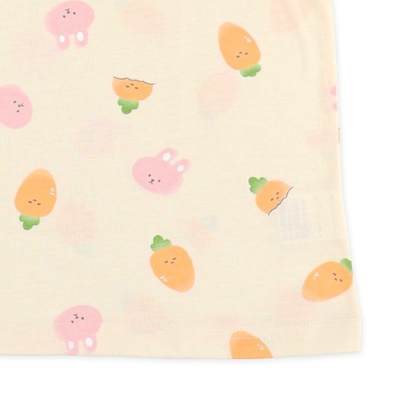 半袖パジャマ（うさぎ・にんじん）