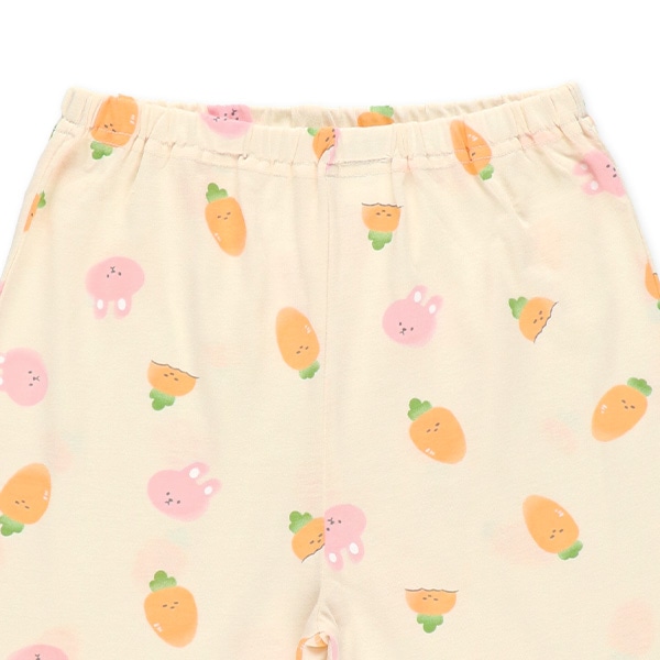 半袖パジャマ（うさぎ・にんじん）