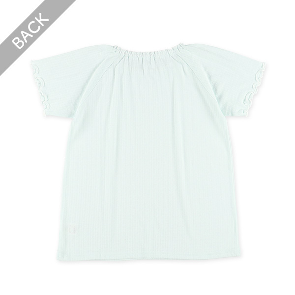 ラグラン半袖パジャマ（ジャガード風）