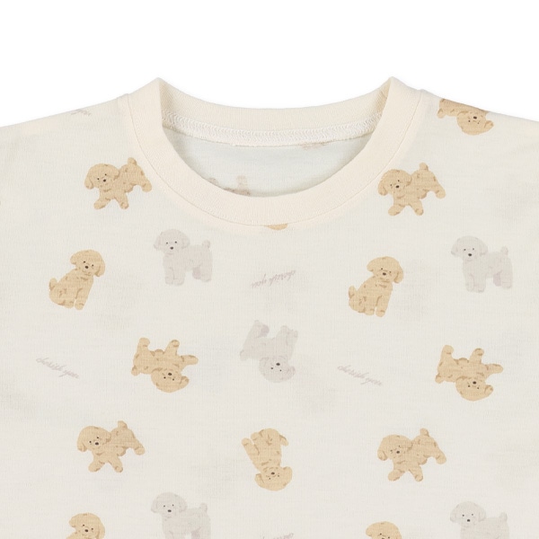 半袖パジャマ（トイプードル総柄）