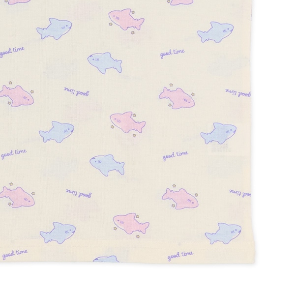 半袖パジャマ（コザメ総柄）