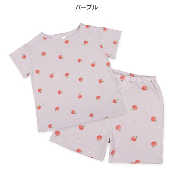 半袖パジャマ（もも総柄）