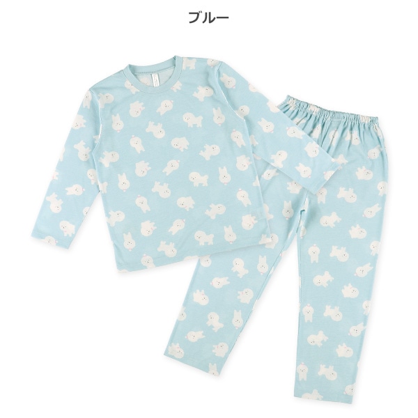 長袖パジャマ（いぬ総柄）