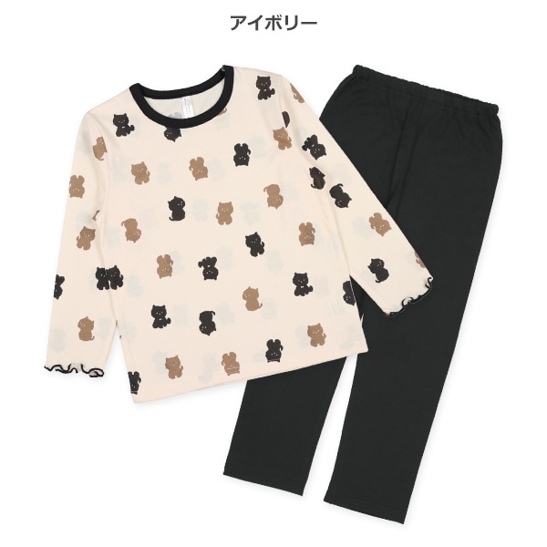 長袖パジャマ（ねこ）