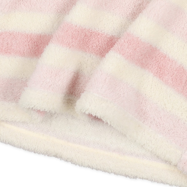 ちびもこフリース長袖パジャマ（ボーダー）