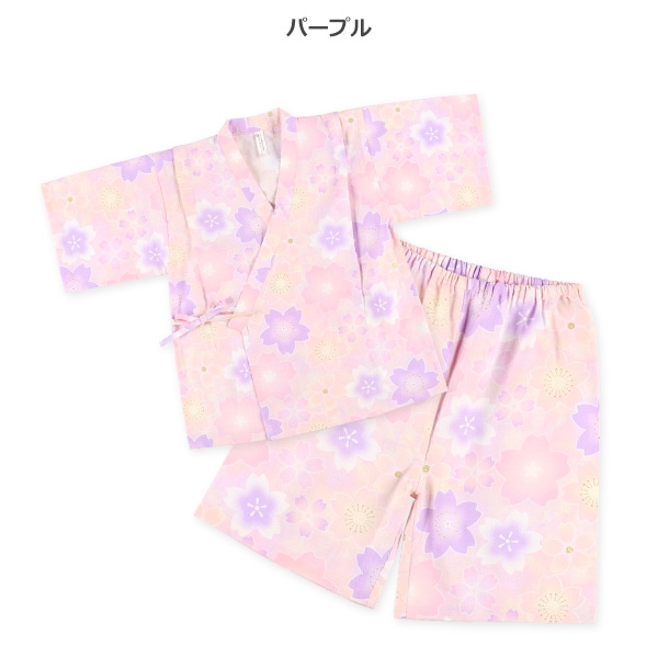 甚平（桜・グリッター）