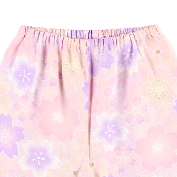 甚平（桜・グリッター）