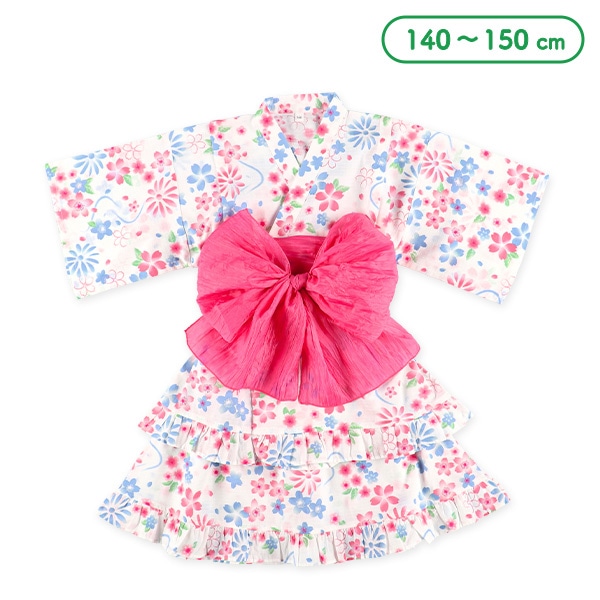 帯付き甚平ドレス（桜）