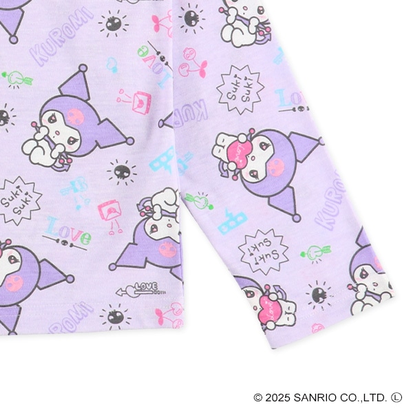 長袖パジャマ（クロミ総柄）