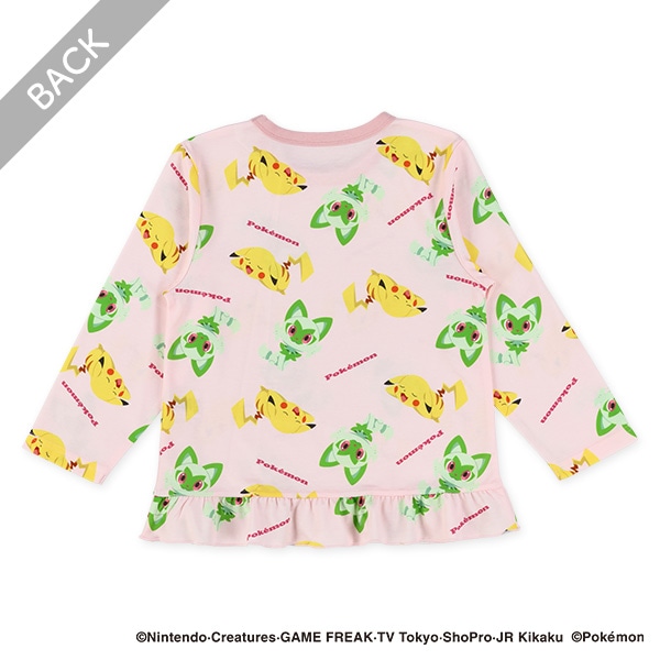 長袖パジャマ（ピカチュウ・ニャオハ）