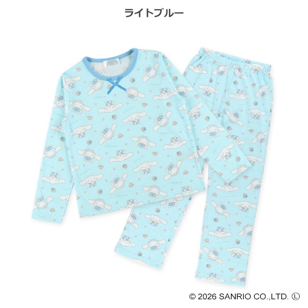 長袖パジャマ（シナモロール総柄）