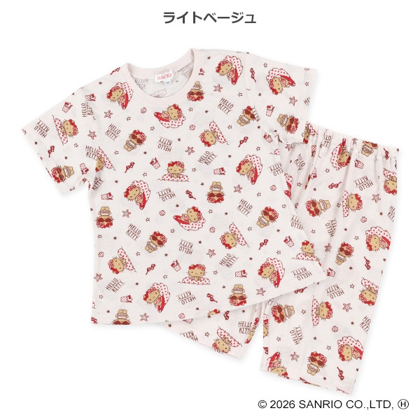 半袖パジャマ（ハローキティ総柄）