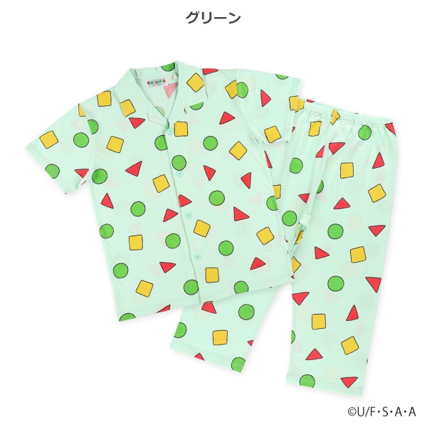 前開き半袖パジャマ（クレヨンしんちゃん）