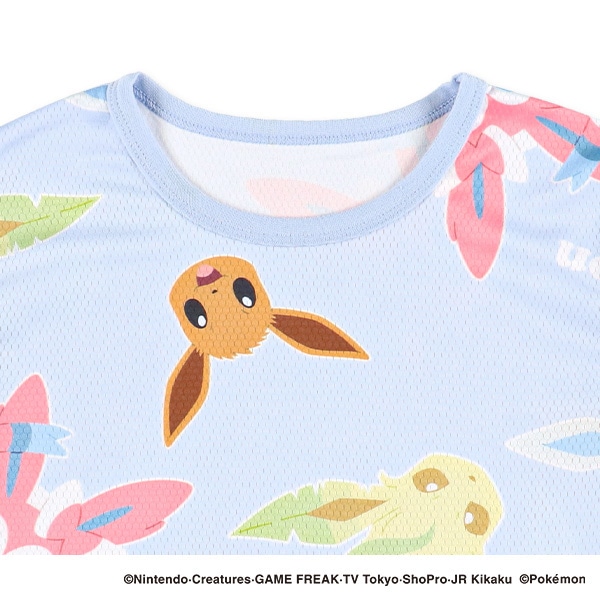 ハニカムメッシュ半袖パジャマ（ポケモン）