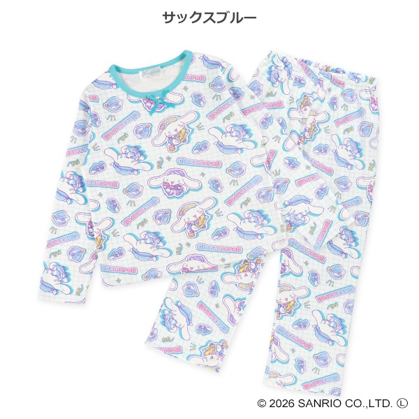 長袖パジャマ（シナモロール総柄）