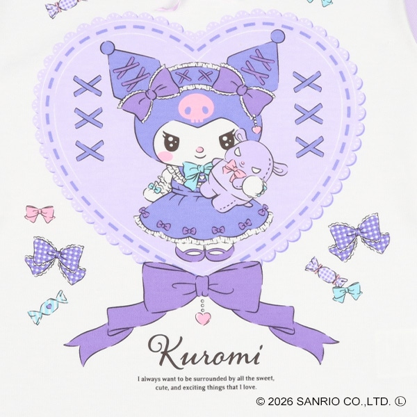 長袖パジャマ（クロミ・ワンポイント）
