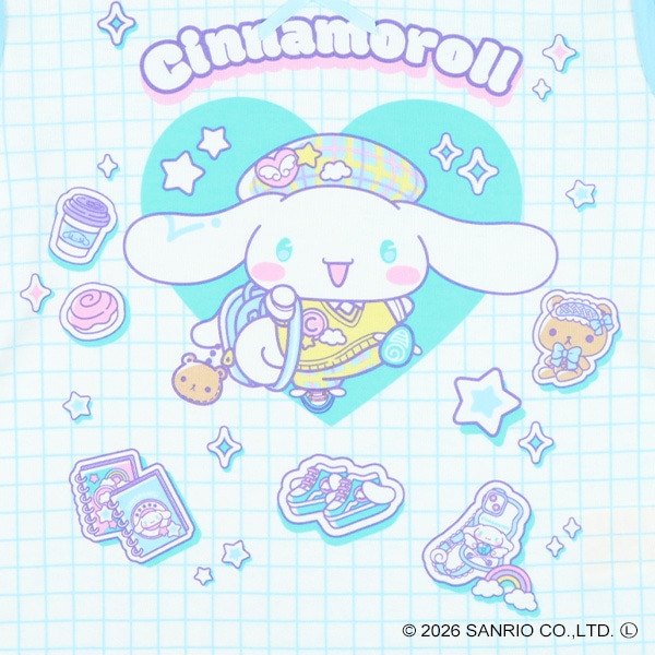 長袖パジャマ（シナモロール・ワンポイント）