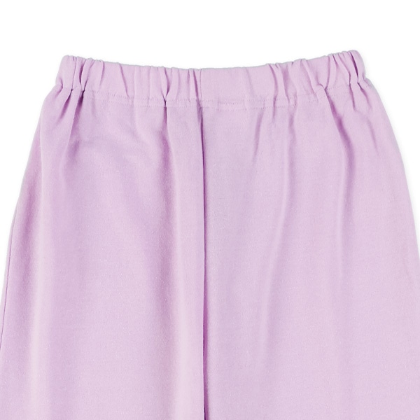 ミニ裏毛長袖ルームウェア（パープル無地）