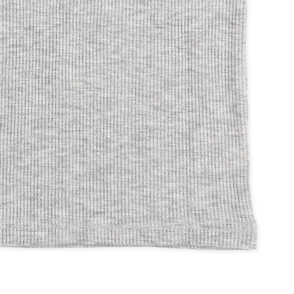 どっちもまえワッフル半袖ルームウェア（杢グレー）