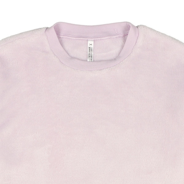 マイクロフリース長袖ルームウェア（パープル）