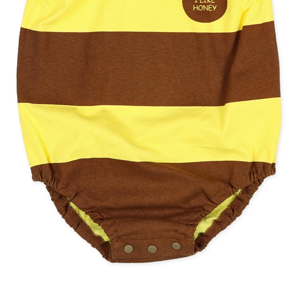 うし・みつばちフレンチロンパース