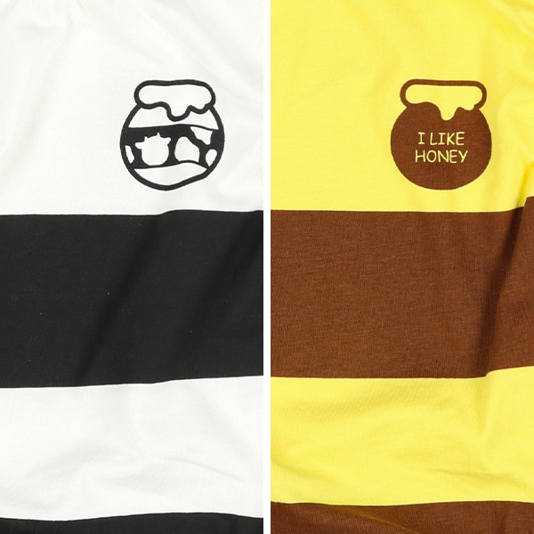 うし・みつばちフレンチロンパース