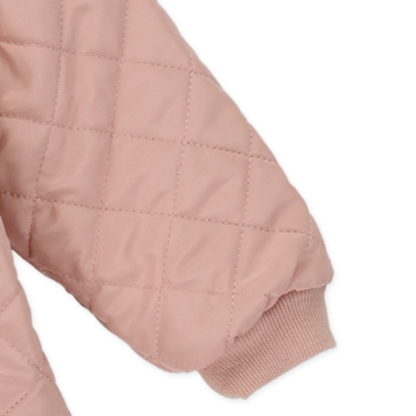 キルティング耳付きフードくま・うさぎジャンプスーツ