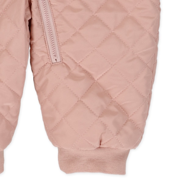 キルティング耳付きフードくま・うさぎジャンプスーツ