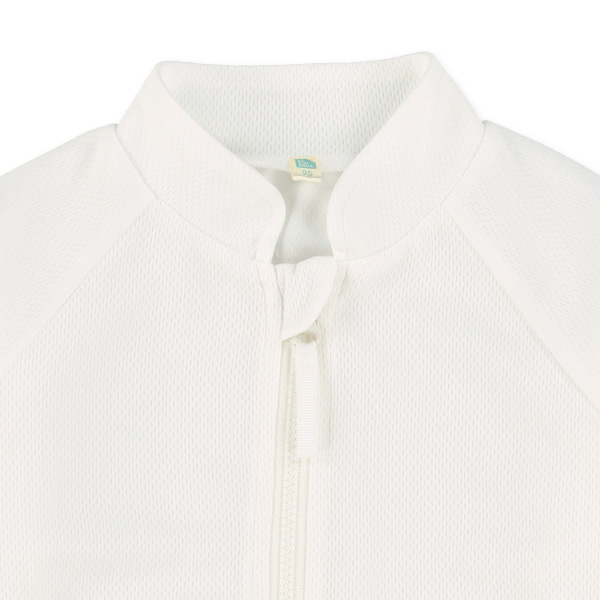 メッシュ裾フリルシンプルラッシュガード