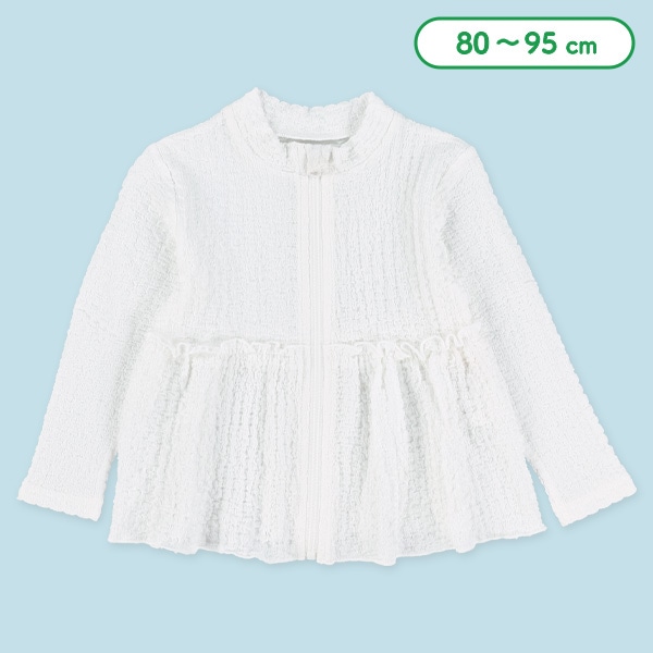 ポコポコ裾フリルラッシュガード