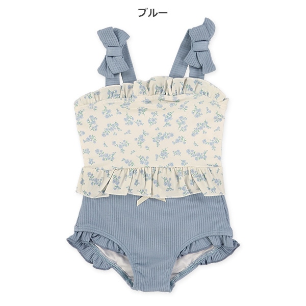 花柄セパレート水着