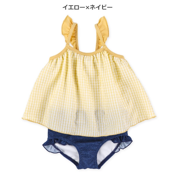 ギンガムチェックセパレート水着