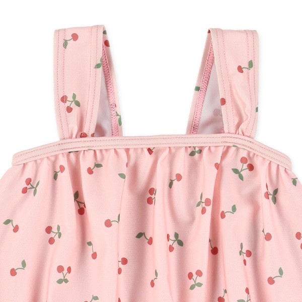 チェリー柄ワンピース水着